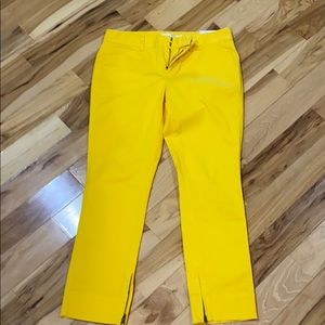 Yellow LOFT pants